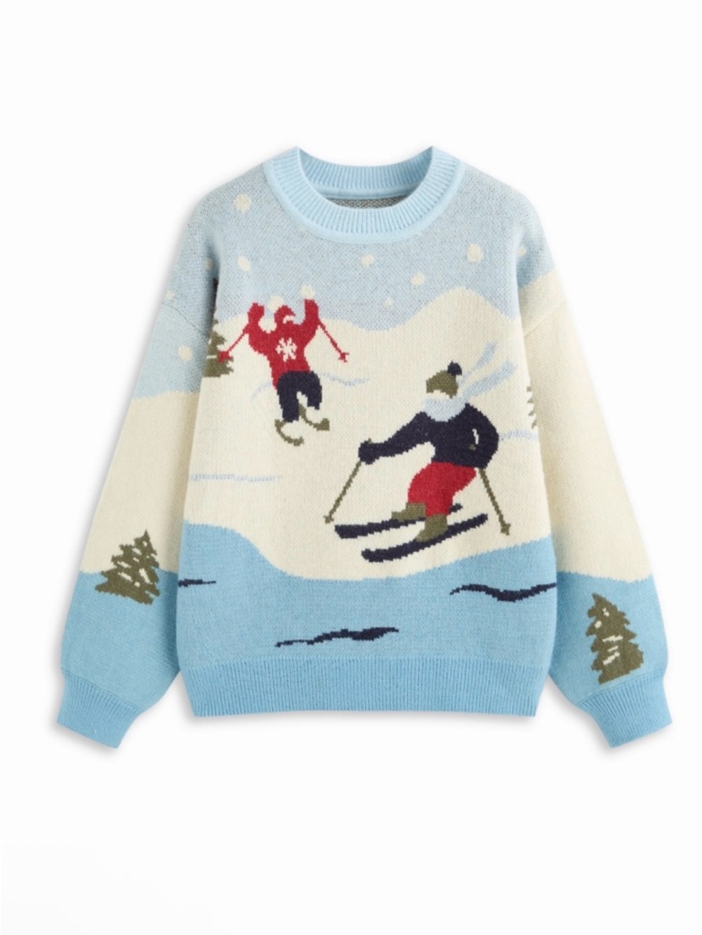 Cider landscape ski sweater nwt xl